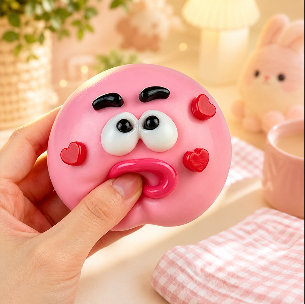Funny Face Dog Squishy Stress Relief Toy