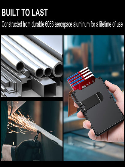 Minimalist RFID Pop-Up Slim Wallet