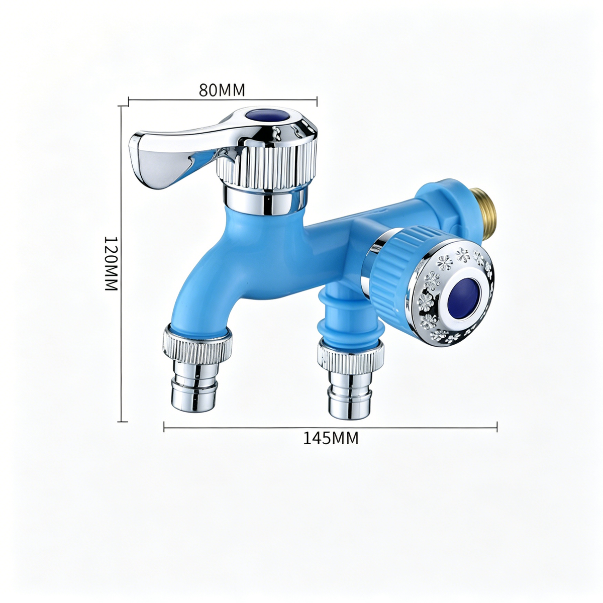 🎉Dual-Outlet Water Faucet | Run Washer & Hose Simultaneously ⚡