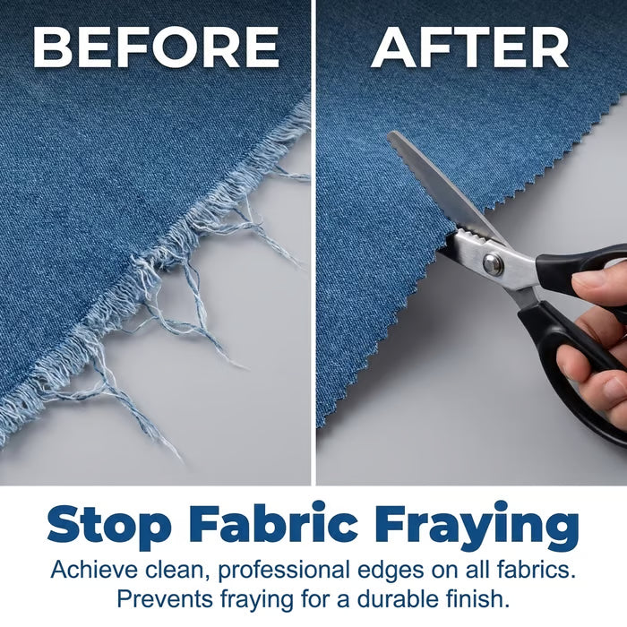 Stainless Steel Zig Zag Scissors for Fabric, Sewing and DIY Crafts