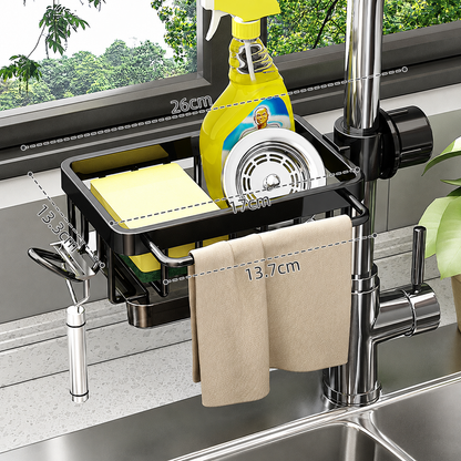 ✨ Faucet Sink Organizer Rack – Keep Your Kitchen Sink Clean & Clutter-Free