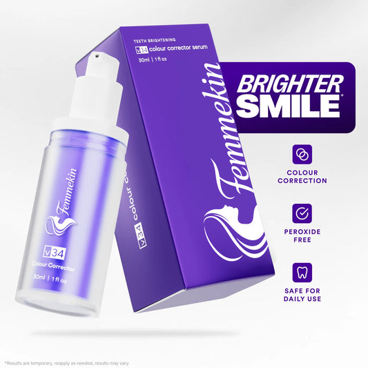 Purple Tooth Colour Corrector for Temporary Stain Concealing and Brightening