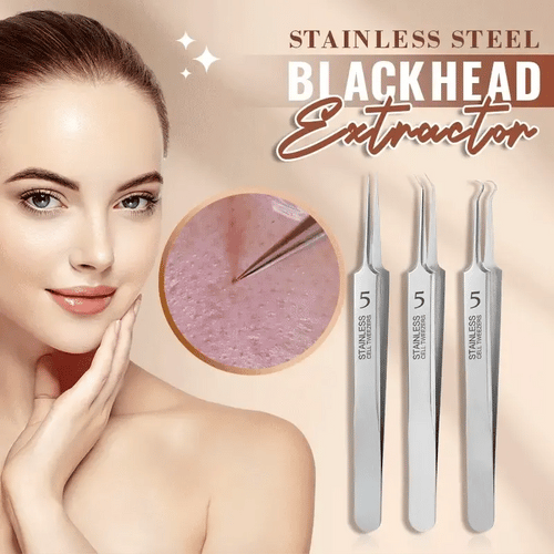 Femmekin 3-Piece Precision Blackhead Tweezer Set