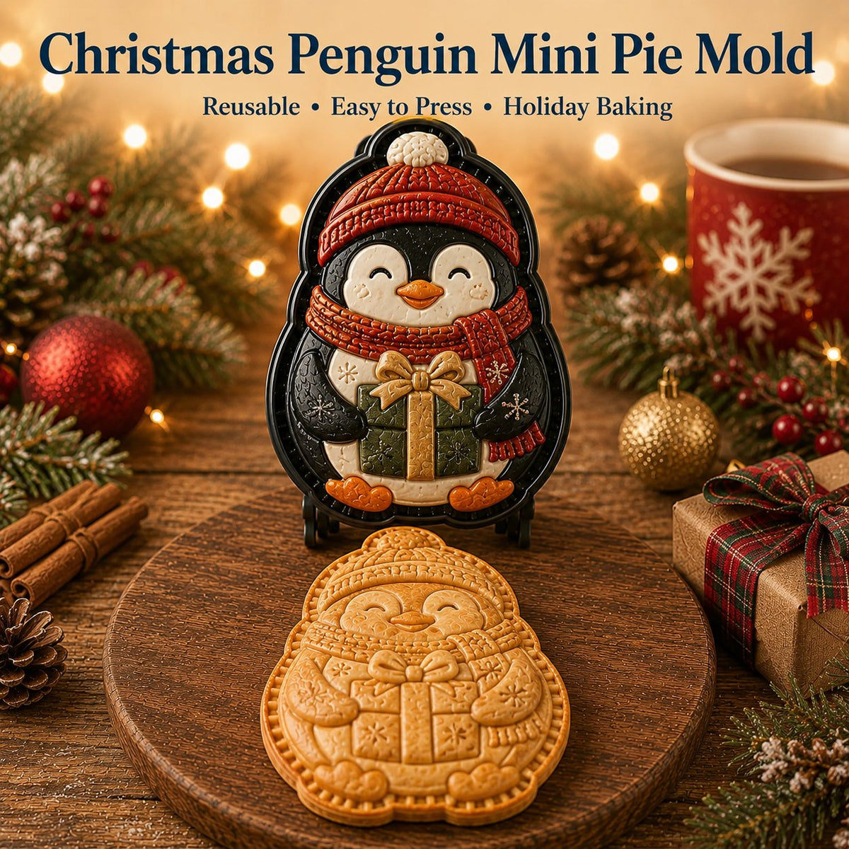 16-Design Christmas Mini Pie Mold Collection 🥧