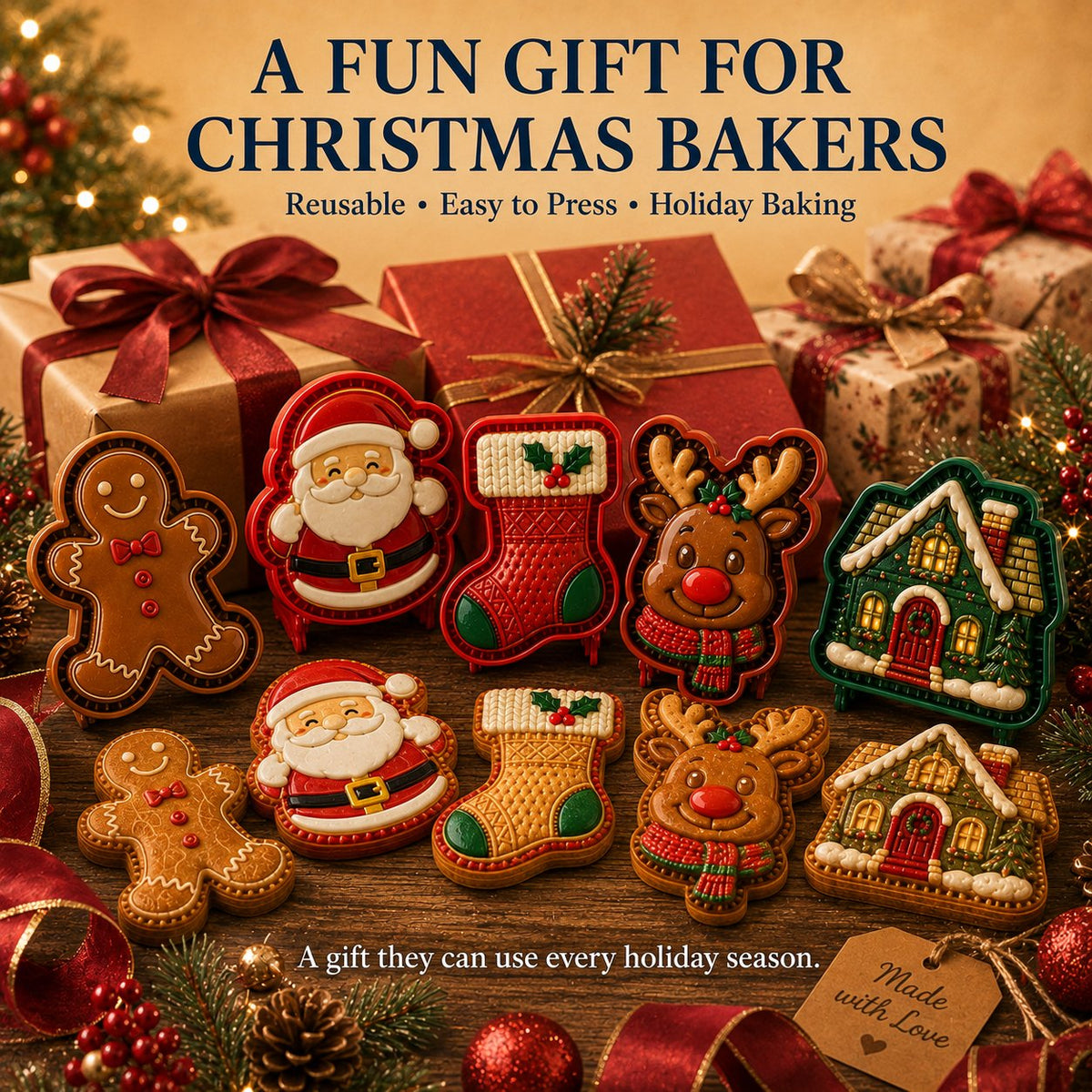 16-Design Christmas Mini Pie Mold Collection 🥧