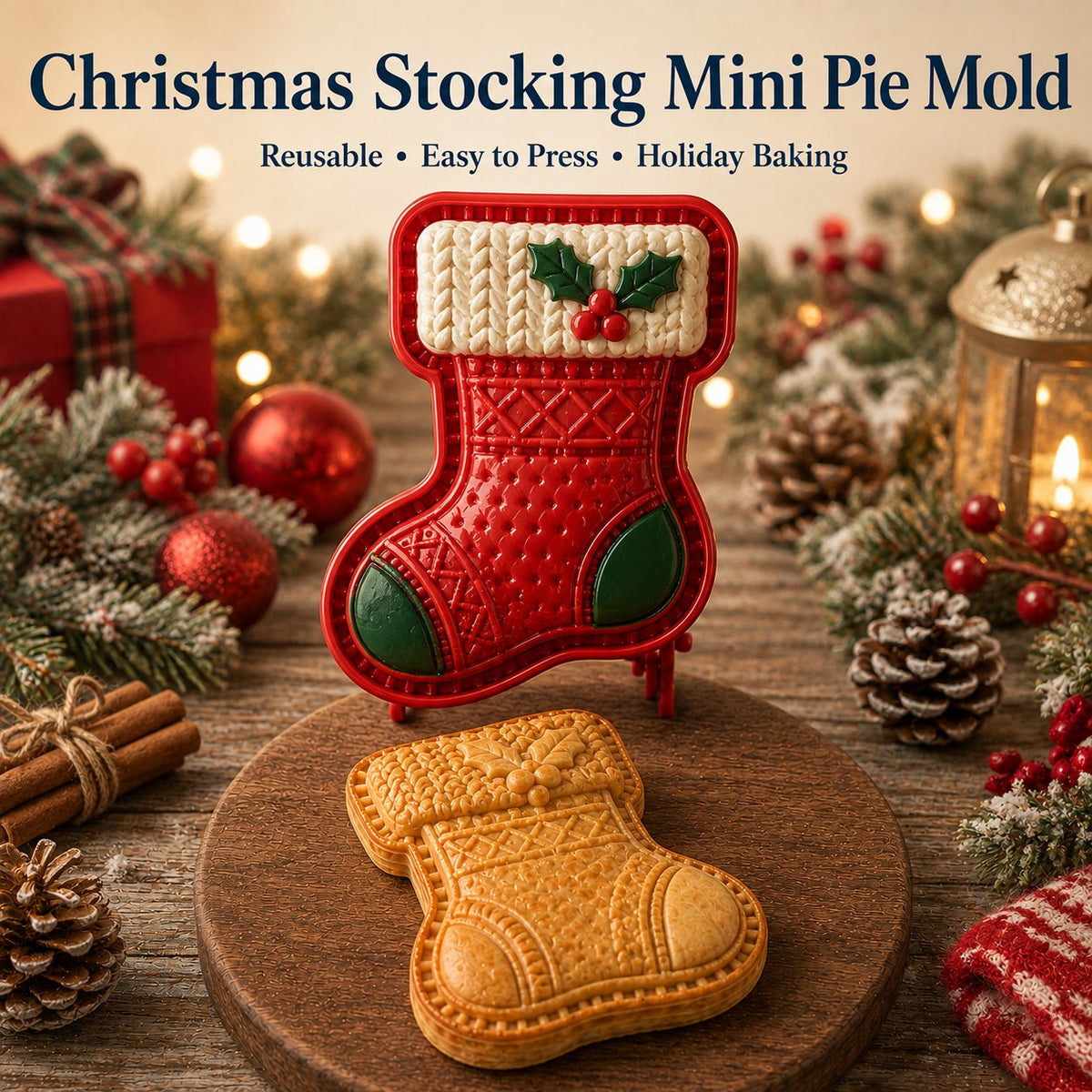 16-Design Christmas Mini Pie Mold Collection 🥧