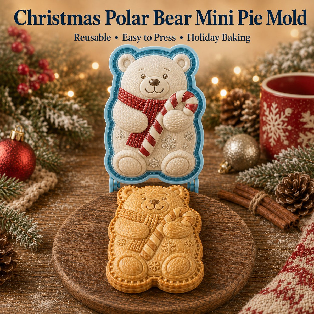 16-Design Christmas Mini Pie Mold Collection 🥧