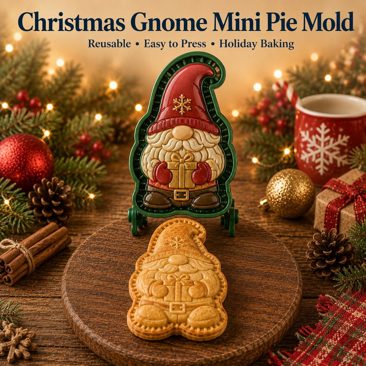 16-Design Christmas Mini Pie Mold Collection 🥧