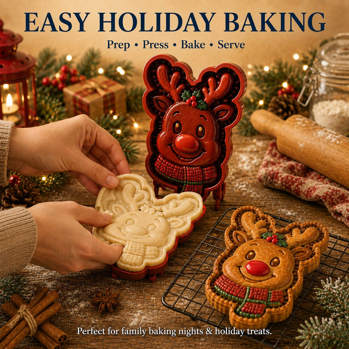 16-Design Christmas Mini Pie Mold Collection 🥧