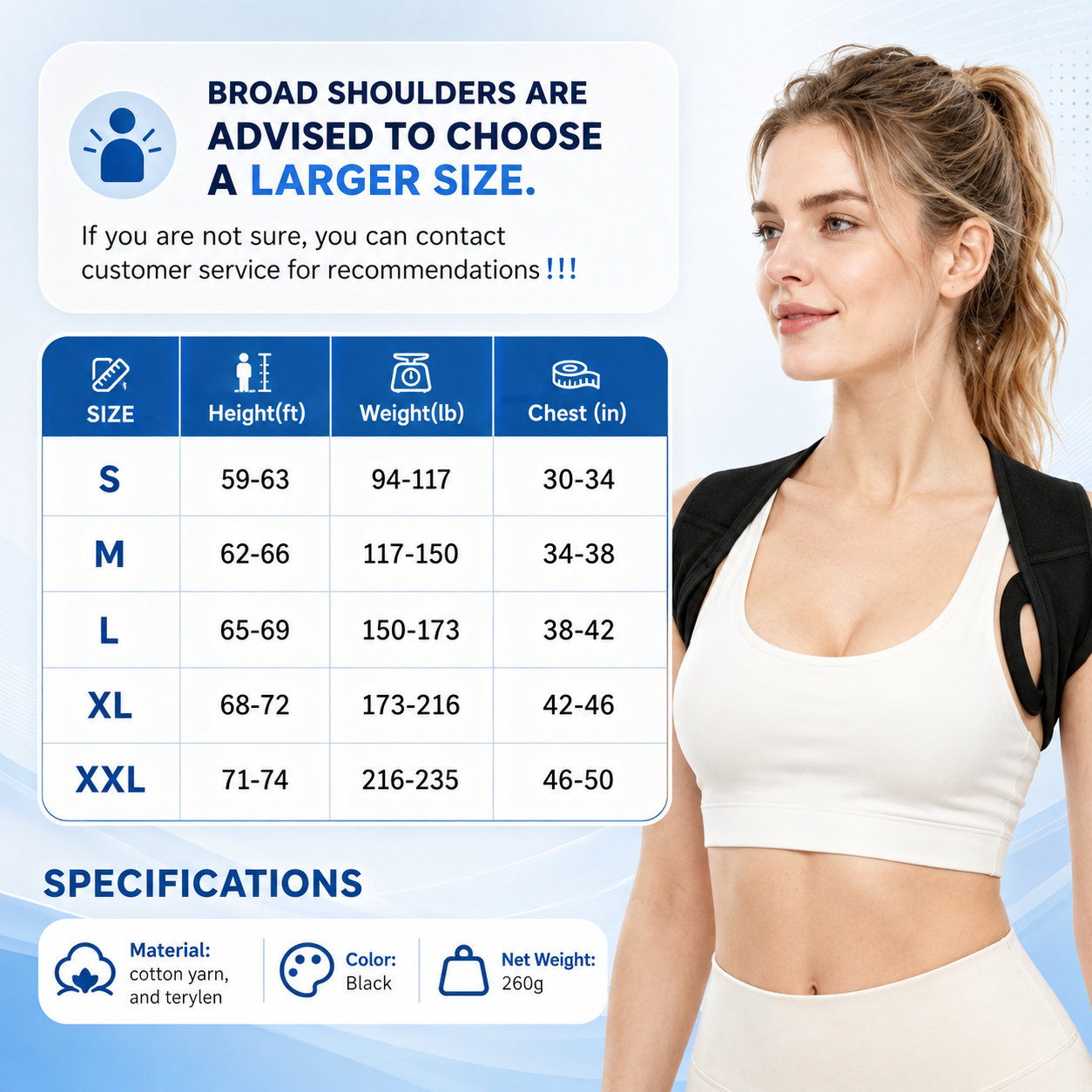 Fitness Heavy Shoulder Straps for Bench Press