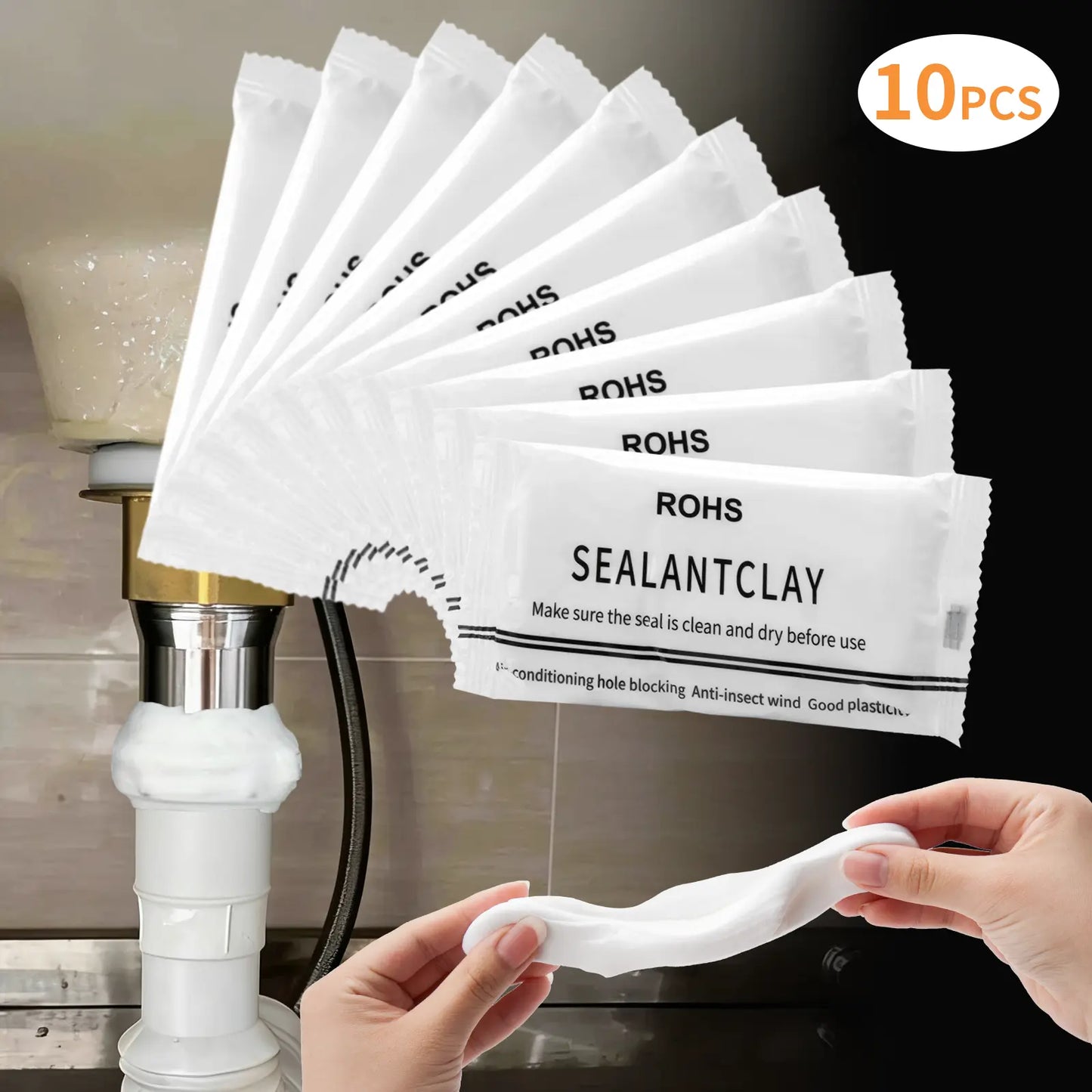 5PCS Professional Sealant Clay for Wall and Pipe Repair