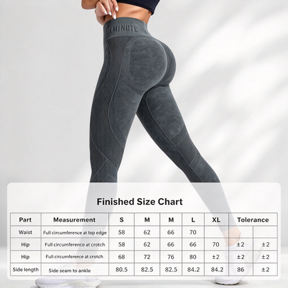 Women's High-Waisted Seamless Leggings, Sculpting & Butt-Lifting Workout Pants
