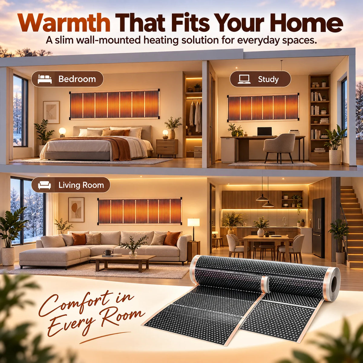 2026 All New German High-Tech Graphene Wall Heater