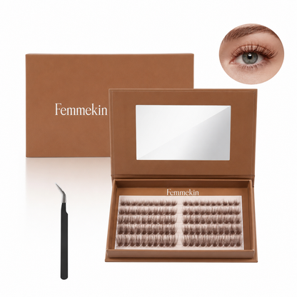 Femmekin No Glue Lash Kit - Self-Adhesive Eyelashes for Effortless Beauty