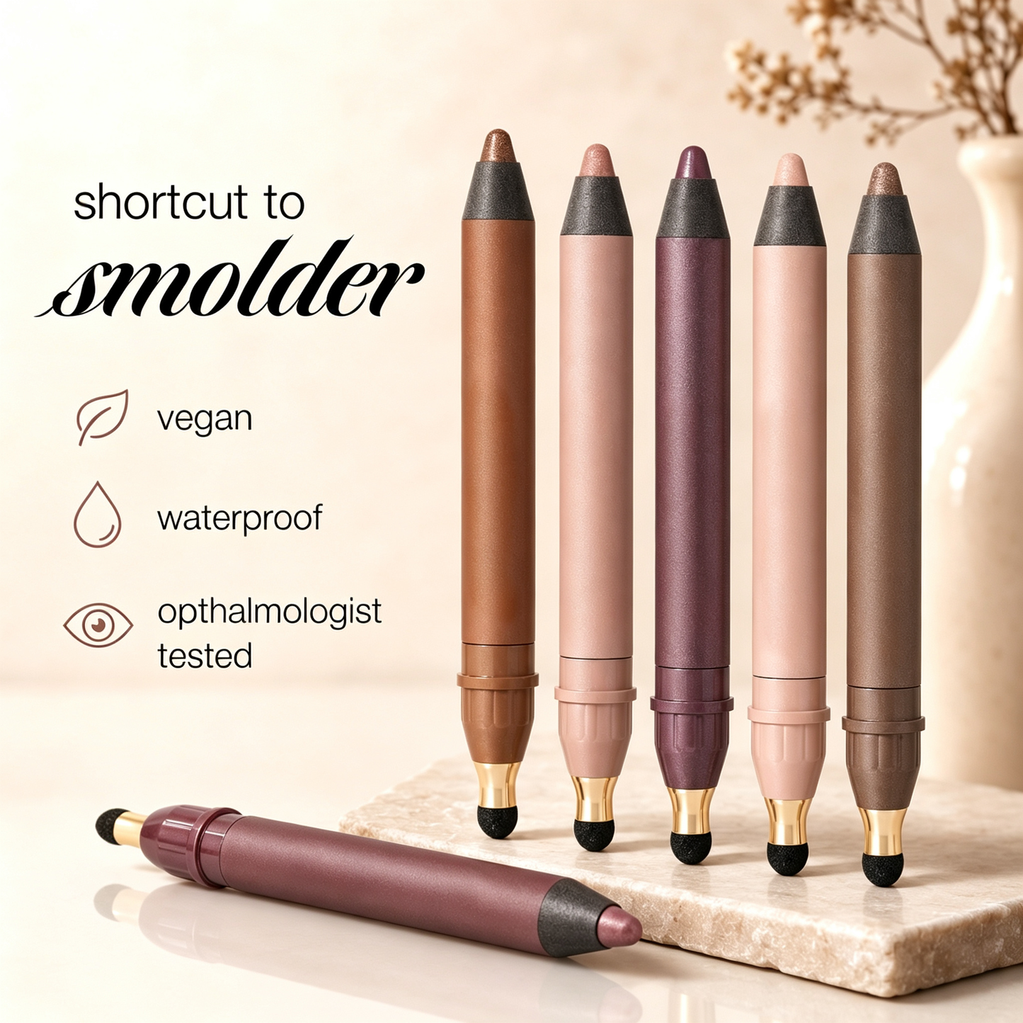 Dual End Waterproof Eyeshadow and Eyeliner Stick