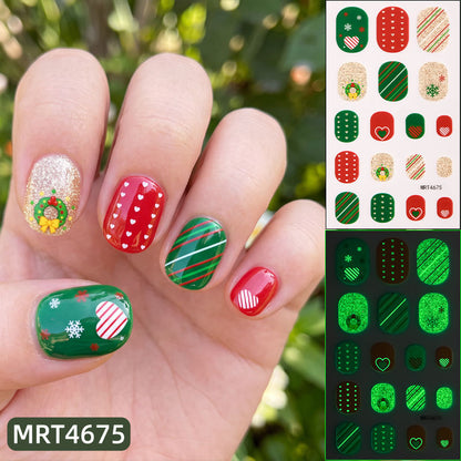 Holiday No Glue Press-On Nail Collection