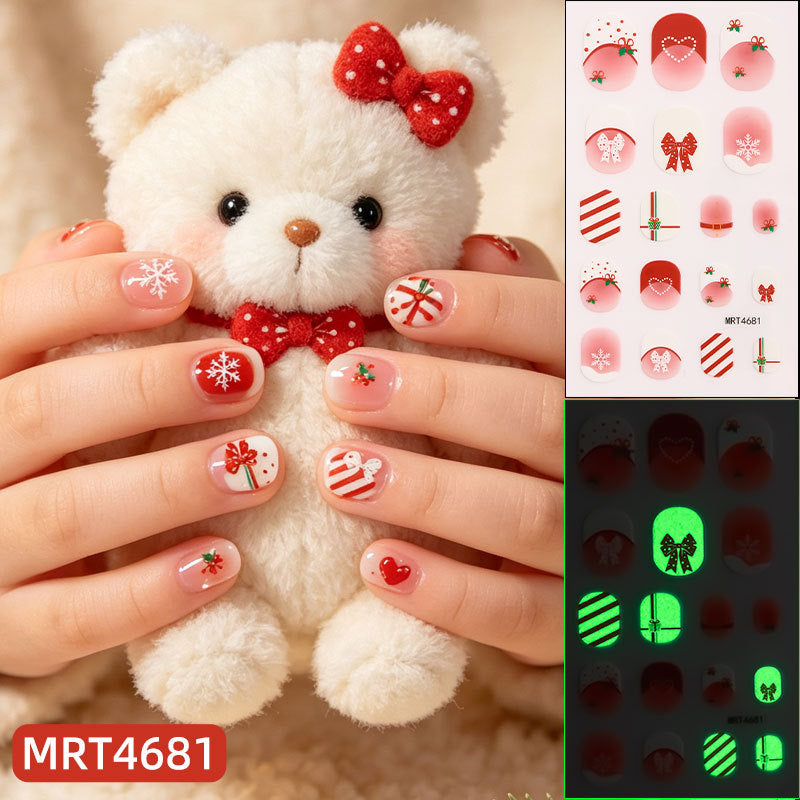 Holiday No Glue Press-On Nail Collection