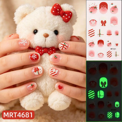 Holiday No Glue Press-On Nail Collection