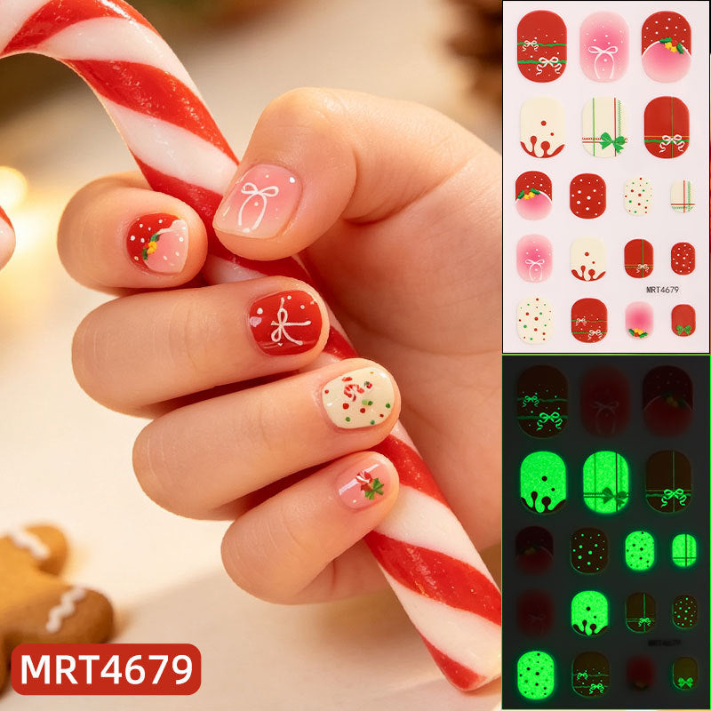 Holiday No Glue Press-On Nail Collection