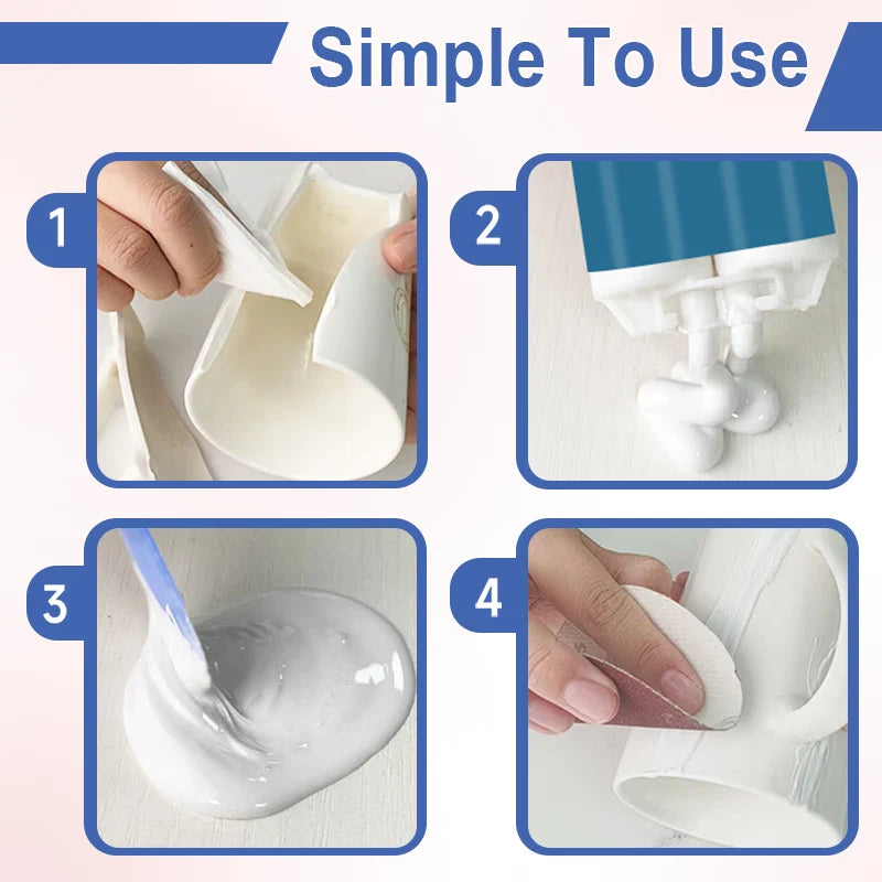 BUY 1 GET 1 FREE🛠️ Ceramic & Porcelain Repair Adhesive for Chips and Cracks