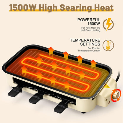 2-in-1 Indoor Electric Grill