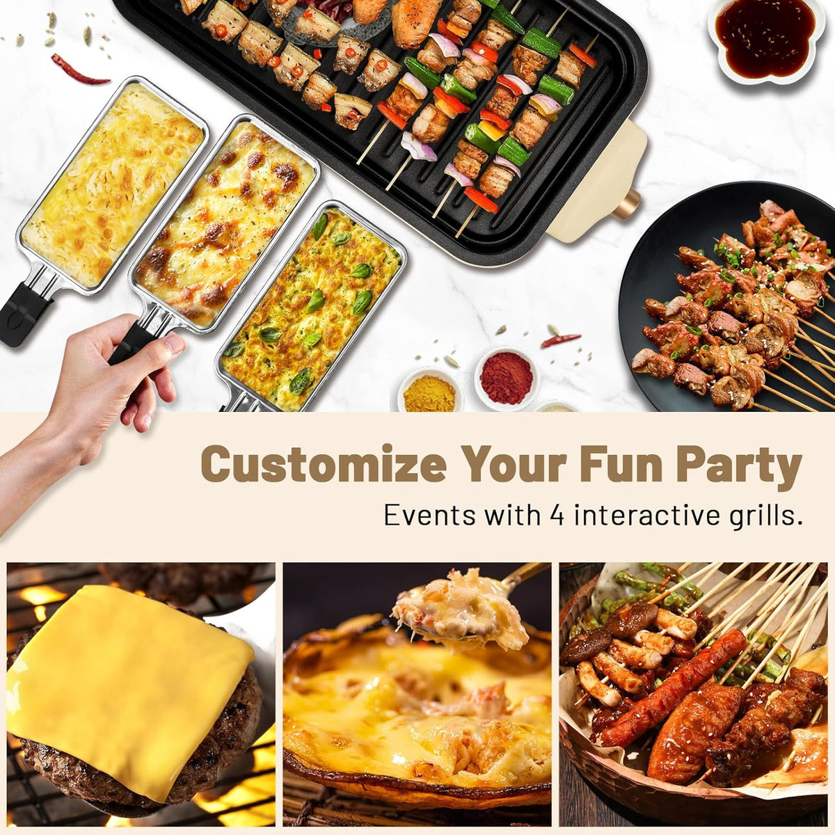 2-in-1 Indoor Electric Grill