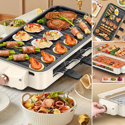 2-in-1 Indoor Electric Grill