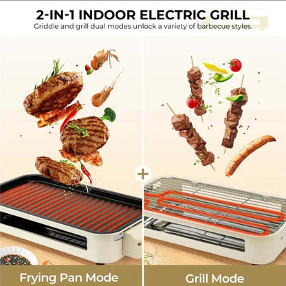 2-in-1 Indoor Electric Grill