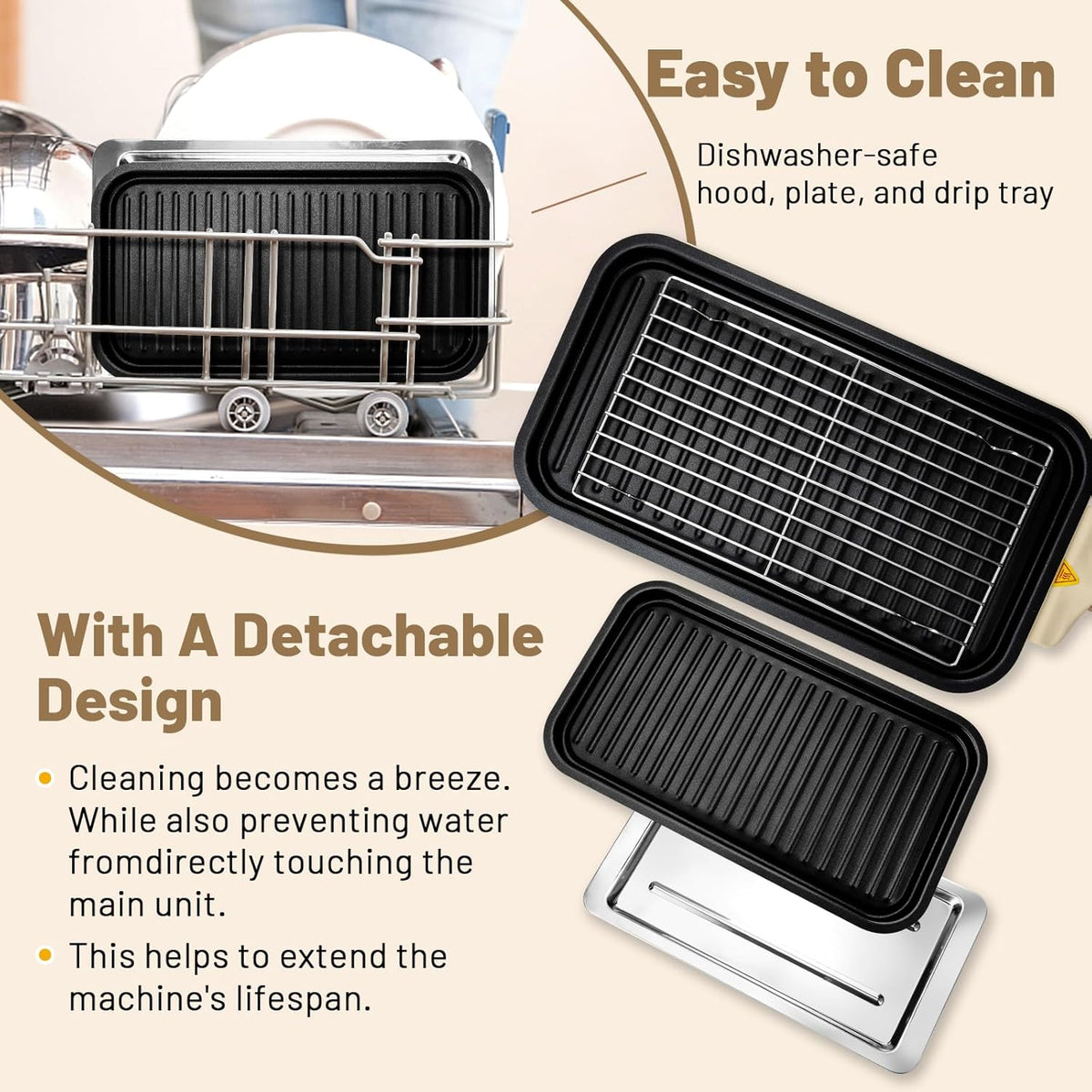 2-in-1 Indoor Electric Grill