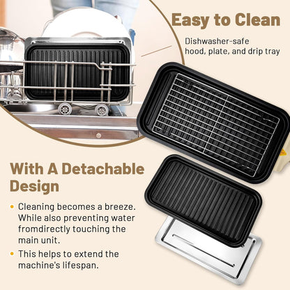 2-in-1 Indoor Electric Grill