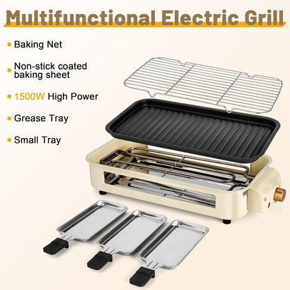 2-in-1 Indoor Electric Grill