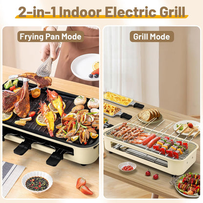 2-in-1 Indoor Electric Grill