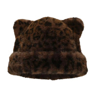 Brown Small Leopard Print
