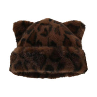 Brown Large Leopard Print