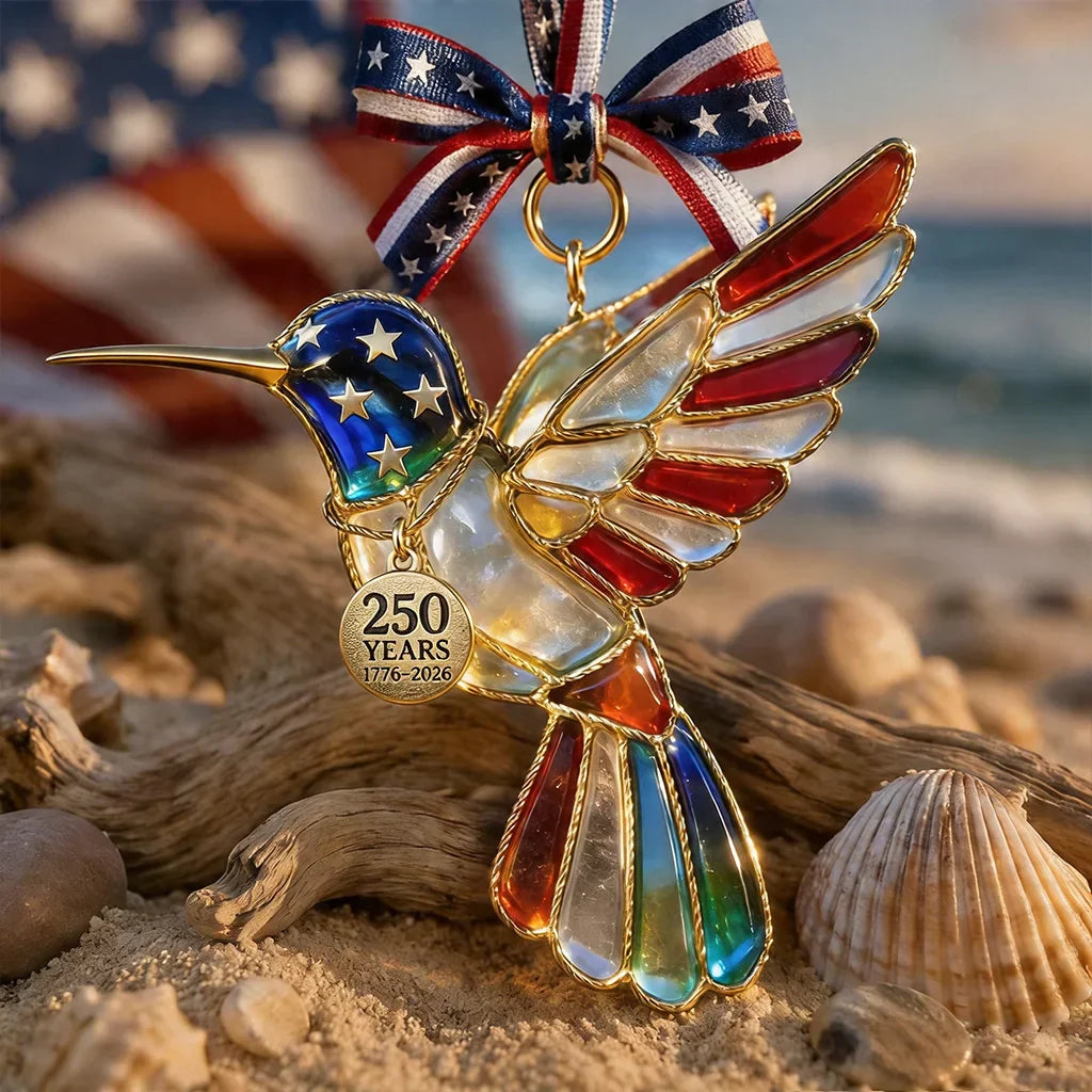 American 250th Anniversary Patriotic Hanging Ornament