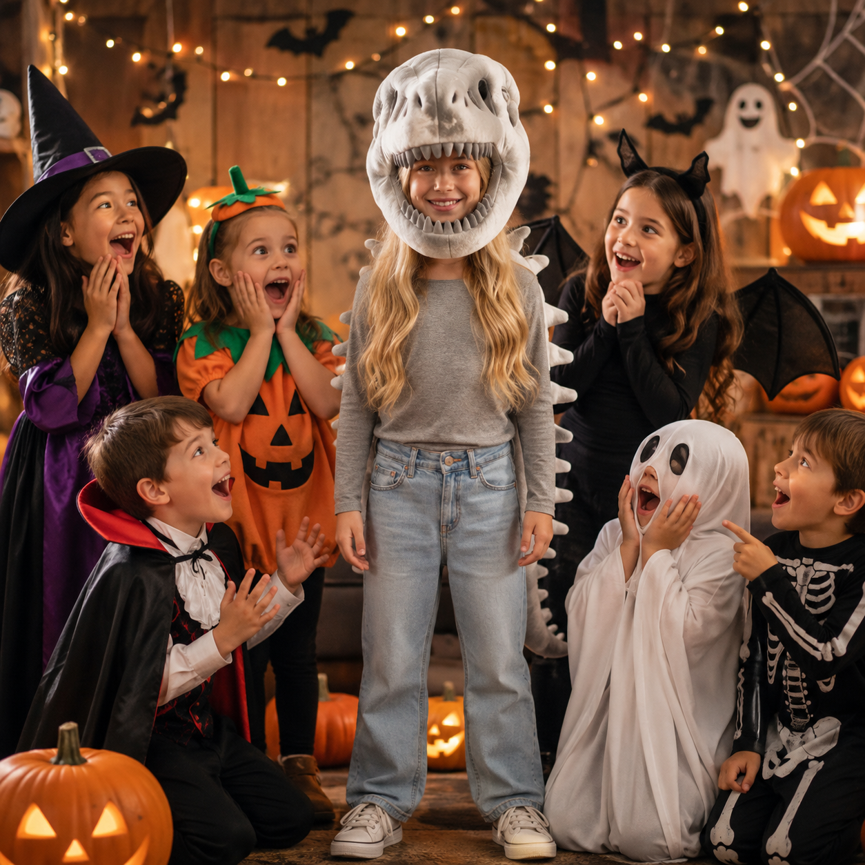 Halloween 3D Dinosaur Costume 🦕 - Soft & Wearable