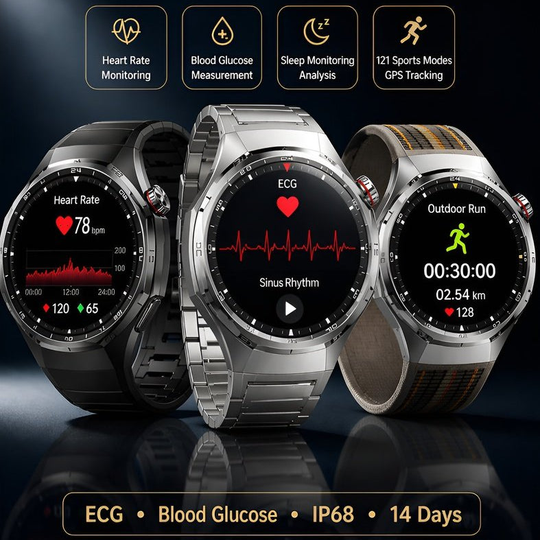Pro Bluetooth Smartwatch for Health Protection, 24/7 Health Data Center 💓🛡️