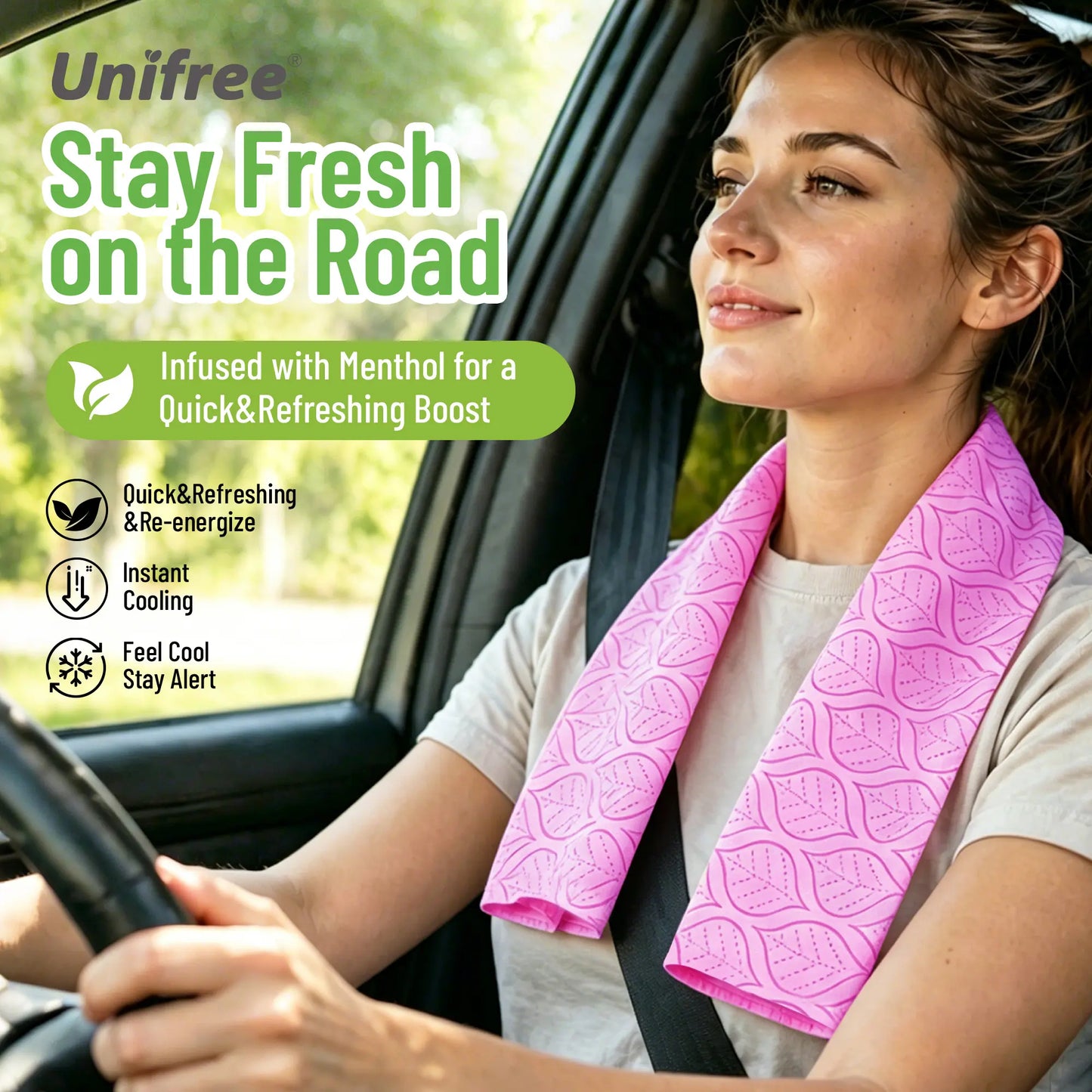 Unifree Cooling Towels & XL Menthol Cooling Wipes, Instant & Long Lasting Cooling Relief for Hot Weather & Summer Heat, Outdoor, Long Drives, Game day & Beach, DealsForYouDays, summerwins