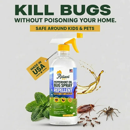 Reliant Pet Peppermint Oil Bug Spray 16oz Safe for Kids & Pets