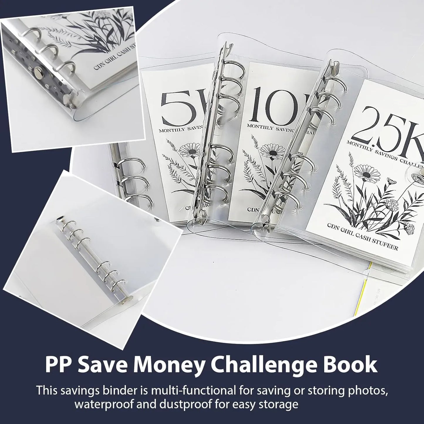 💰 12-Month Envelopes Money Saving Challenge Binder