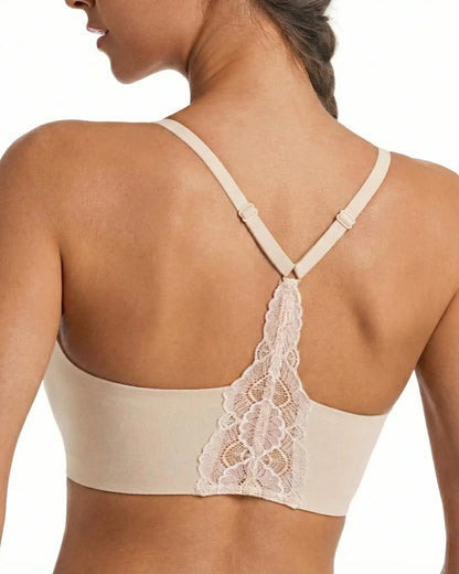 Women’s Lace Jelly Bralette – Wireless, Seamless & Padded