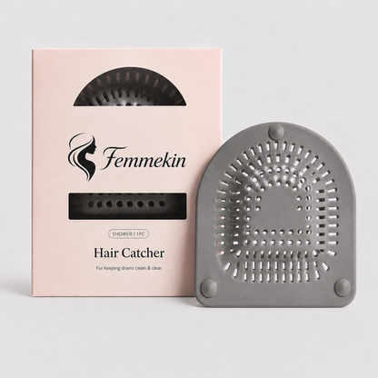 Flexible Silicone Shower Drain Hair Catcher with Suction Cups