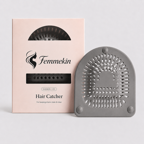 Flexible Silicone Shower Drain Hair Catcher with Suction Cups