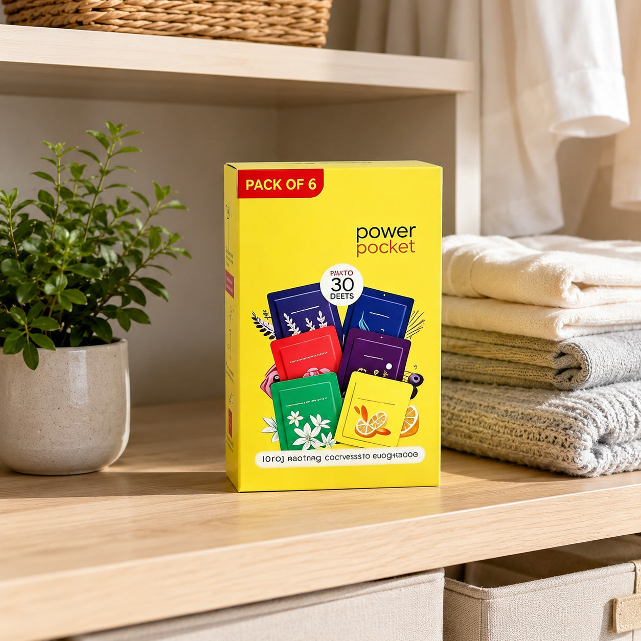 Hanging Air Freshener 6 Pack Lemon, Rose ,Fresh ,Berry, Lavender and Jasmine Scents
