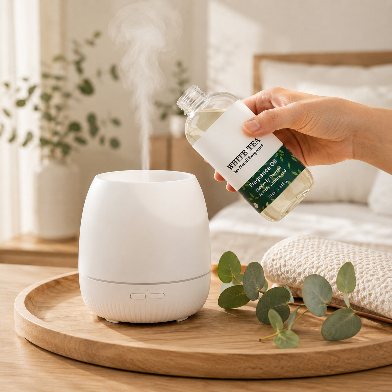 Luxury Hotel-Inspired Diffuser Oil with White Tea, Neroli and Bergamot