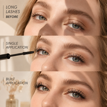 Volumizing Tubing Mascara for Smudge Proof Flake Free Lashes