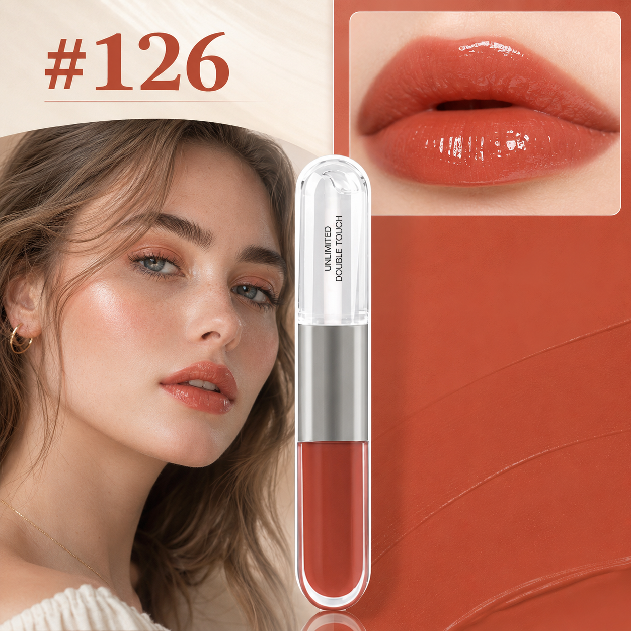Dual End Long Lasting Liquid Lipstick