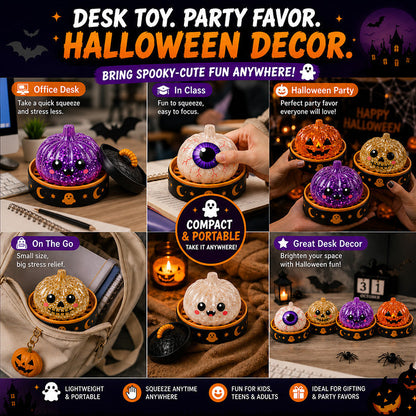 🔥 50% OFF TODAY 🎃 Halloween Steamed Bun Squishy Mystery Box Toy