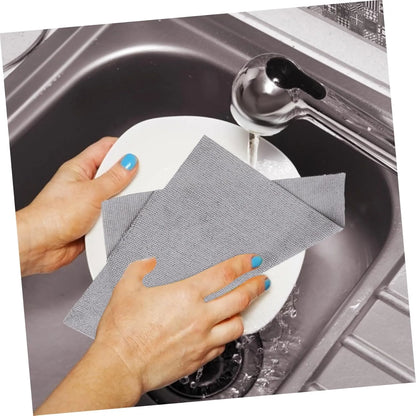 ⏰Tear-off cloth, washable and scratch-free cloths