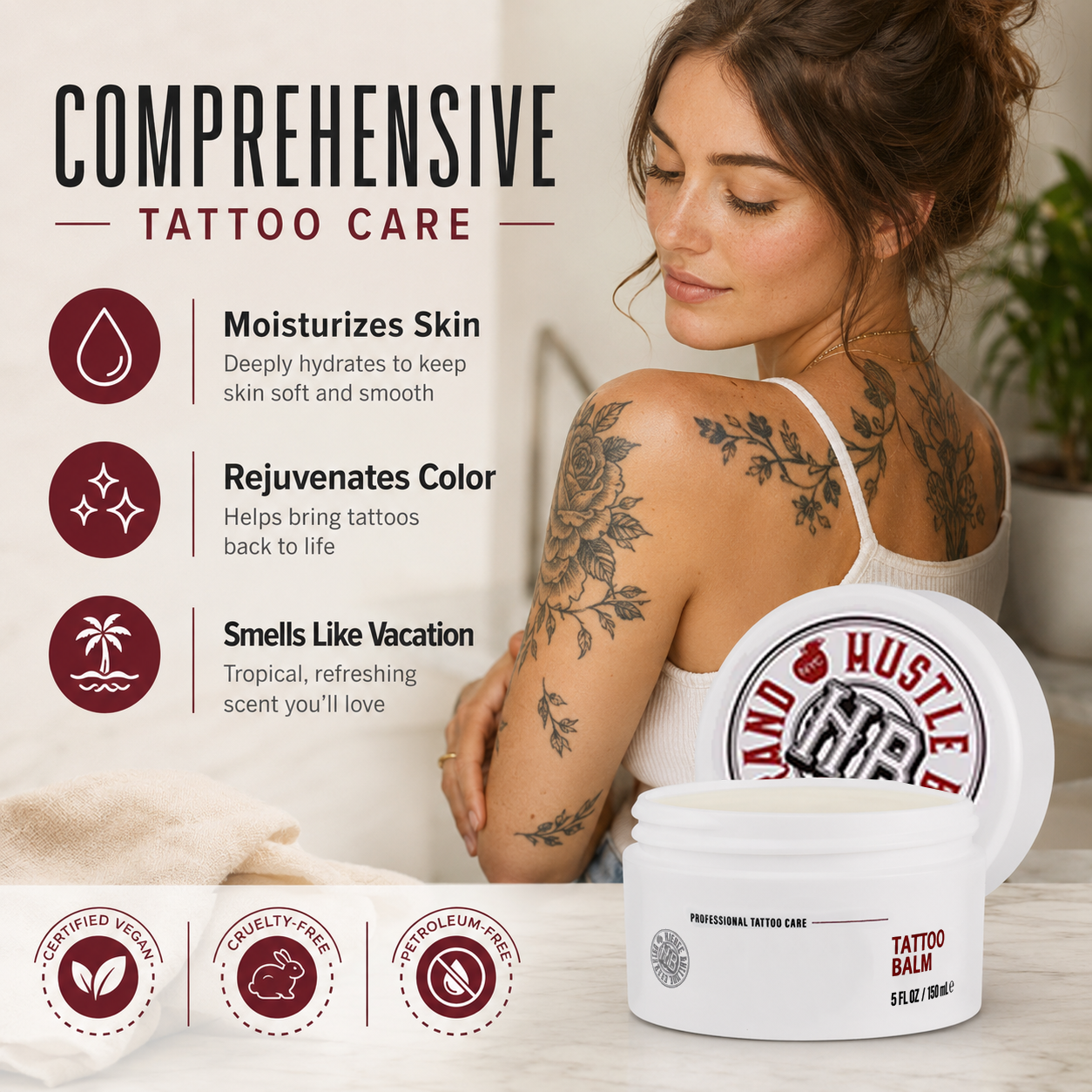 Moisturizing Tattoo Aftercare Balm 5oz